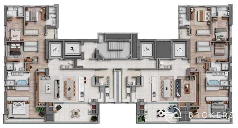 ANDAR ALTO - 225 m� 19
