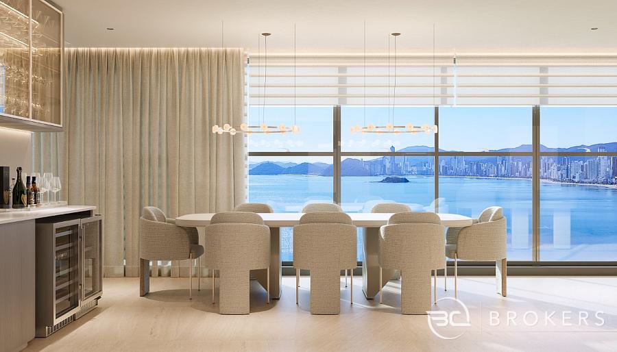 04 SU�TES, MOBILIADO E DECORADO, FRENTE MAR 1