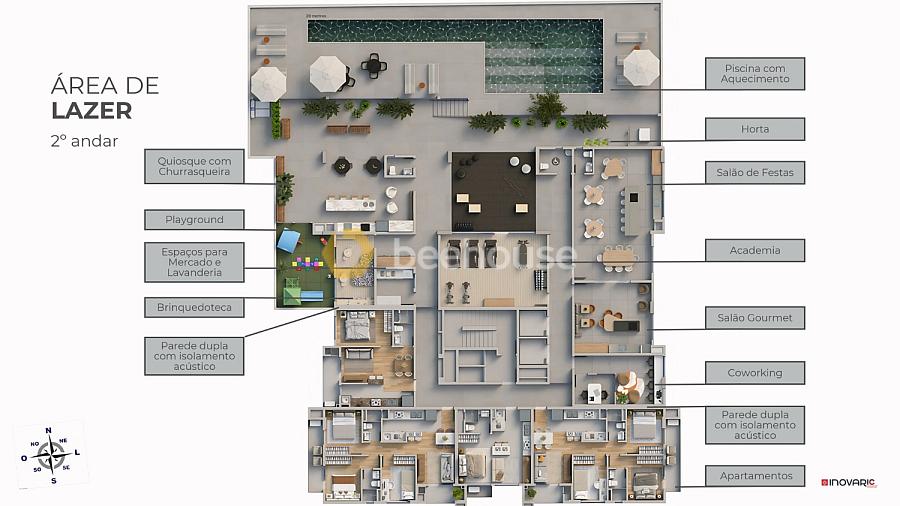Apartamento com 1 suíte e 2 quartos no bairro América — foto 27