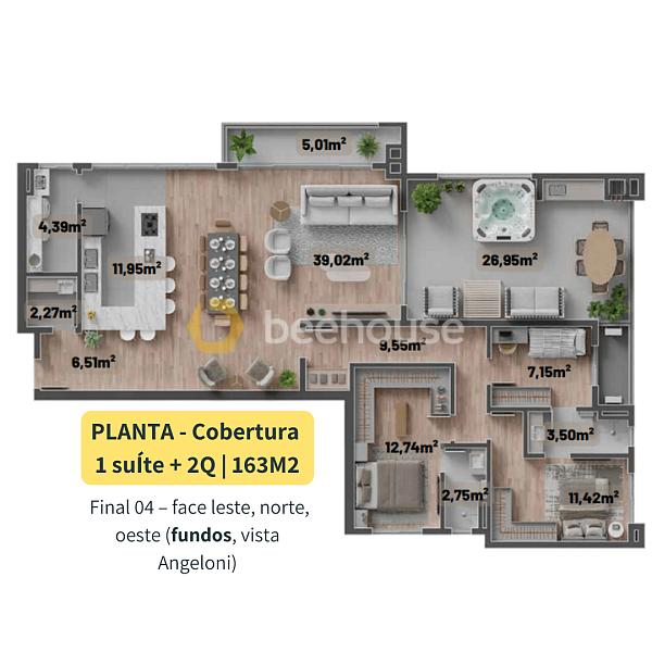 Cobertura à Venda em Joinville no Bairro Anita Garibaldi | Curaçao Residence — foto 20