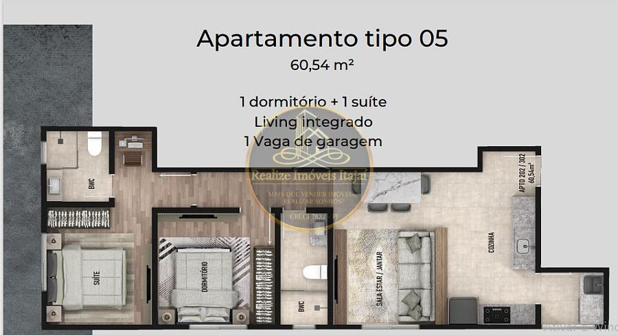 Apartamentos com 2 dormitórios  à venda, a partir de 60 m² por a partir de R$ 470.000,00 - São Vicente - Itajaí/SC. — foto 16