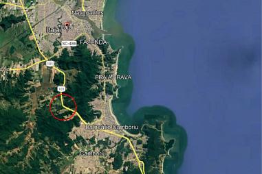 Terreno com 12.800m², Várzea do Ranchinho, Camboriú, SC