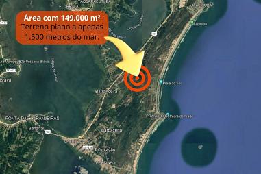 Terreno 149.000m² - Praia do Sol - Laguna
