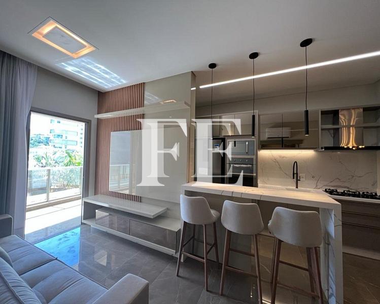 APARTAMENTO VENDA ED BRAVA VILLAGE, QUADRA MAR NA PRAIA BRAVA, MOBILIADO E DECORADO. — foto 2