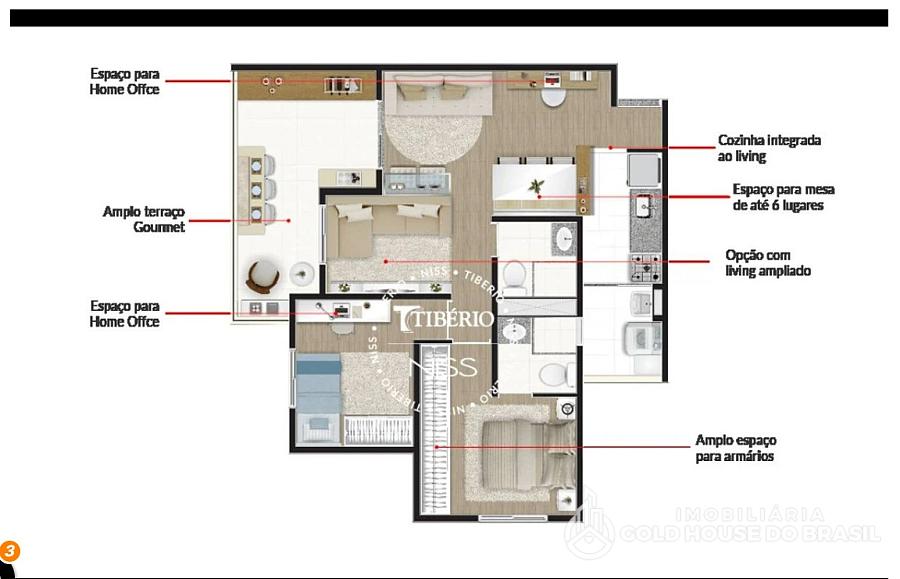 Apartamento com 3 Quartos 82m³, 1 Depósito, 1 Vaga em Tatuapé - São Paulo - SP — foto 12