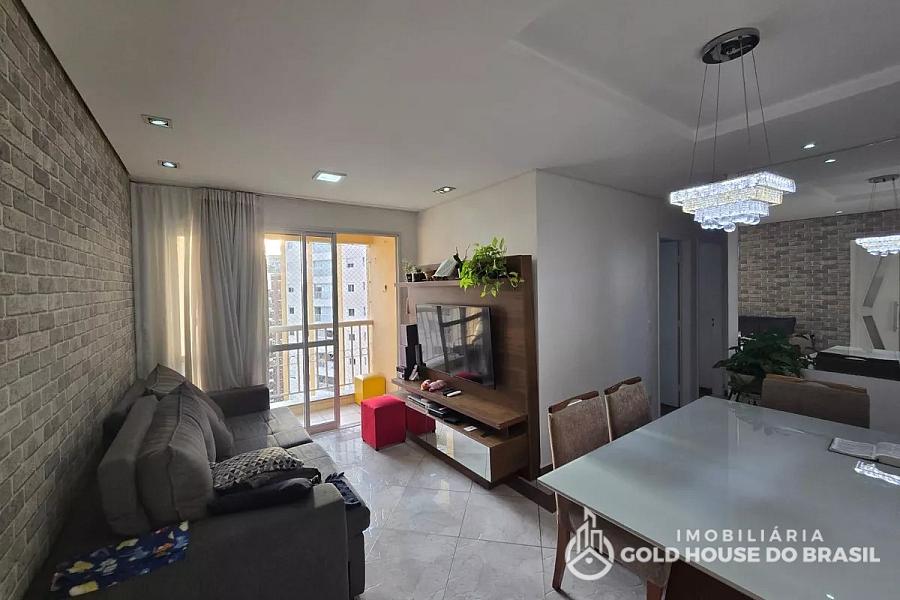 Apartamento para Comprar com 3 Quartos, 1 Suíte, 75m², 2 Vagas, em Ponte Grande - Guarulhos - SP — foto 2