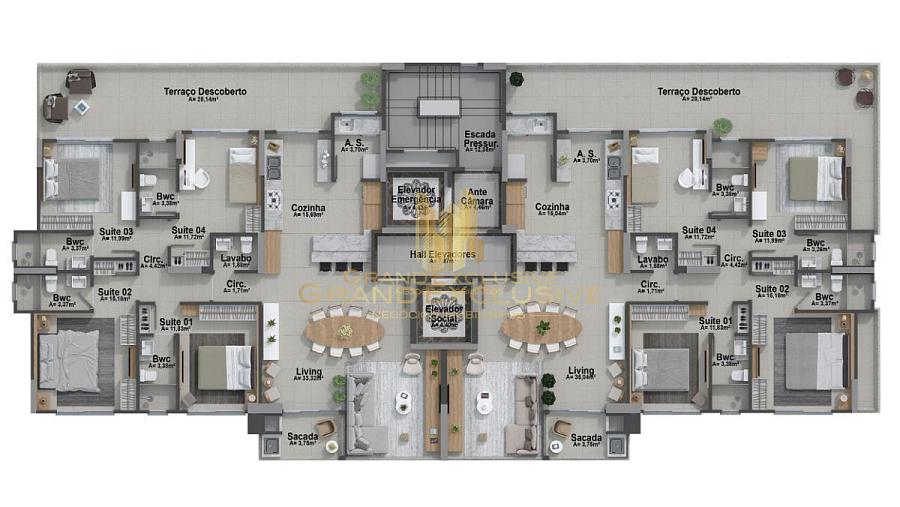 ÓTIMA OPORTUNIDADE, APARTAMENTO ALTO PADRÃO, NA BARRA NORTE — foto 21