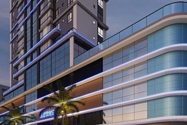 Apartamento em construção, com 04 suítes, 140 m² privativos, 03 vagas a 700 metros da praia, Barra Sul de Bal. Camboriú. Entrega prevista para 2027.