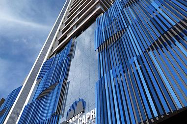 Apartamento em construçao no Centro de Bal. Camboriú, com 04 suítes, medindo 143m² e 02 vagas, entrega prevista para Setembro de 2028.