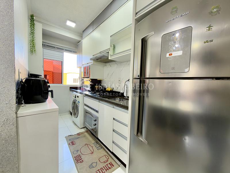 Apartamento planejado com 2 quartos e 1 banheiro no Real Parque, S�o Jos� - SC 5