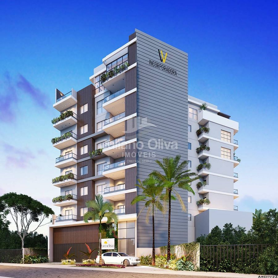 Apartamento, Residencial Paradiso - Apartamentos com vista da serra e 80m do Mar - Itapoá - Itapema do Norte