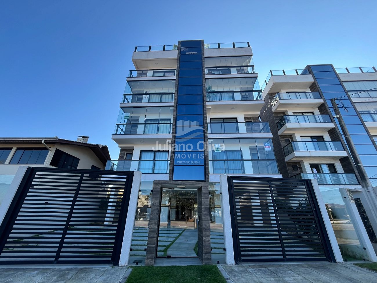 Apartamento no Edifício 1, Edifício Pedra Poá- Apartamento beira mar - Centro - Itapoá - Jardim Perola do Atlântico