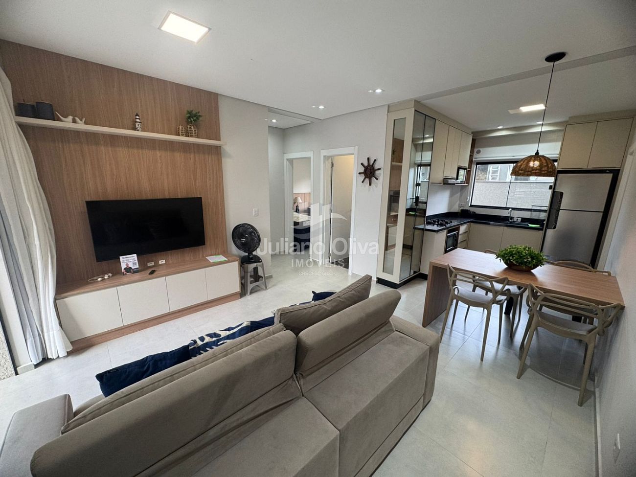 Apartamento, Apartamento no Edifício Ilha das Flores - Itapoá - Mariluz