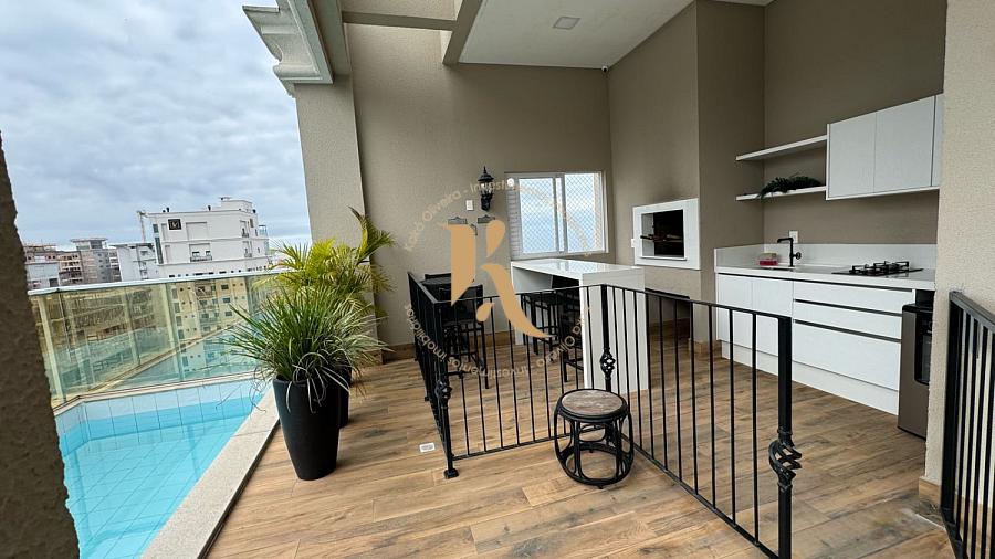 Apartamento mobiliado com 2 su�tes a 400 metros do mar -Bairro Morretes 13