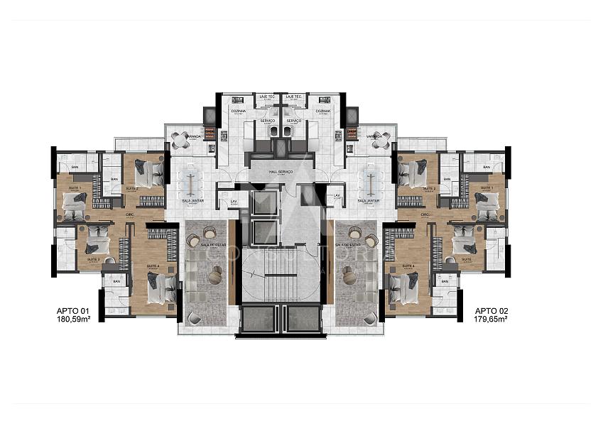 Celine Garden - Cobertura Duplex — foto 40