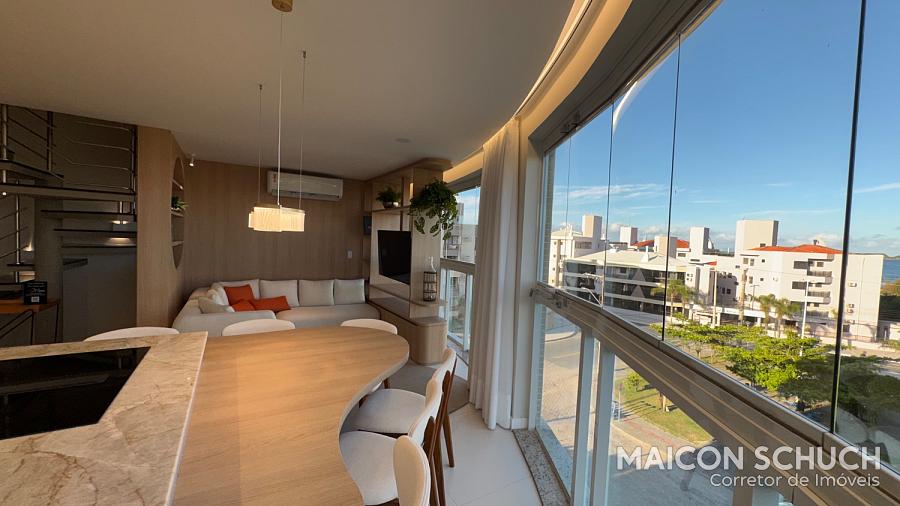 APARTAMENTO DUPLEX VISTA MAR 3 SUÍTES COM VISTA MAR, 120M DA PRAIA, MOBILIADO E DECORADO, PRAIA DAS GAIVOTAS, INGLESES – FLORIANÓPOLIS/SC — foto 6