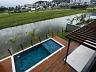 CASA 3 SU�TES, SEMIMOBILIADA, PISCINA PRIVATIVA, FUNDOS PARA O LAGO, CONDOM�NIO RESERVA DA PEDRA, PEDRA BRANCA, PALHO�A/SC. 68