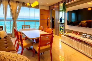 Apartamento com 3 quartos à venda, 110m², 2 banheiros, 2 garagens - Praia do Morro - Guarapari