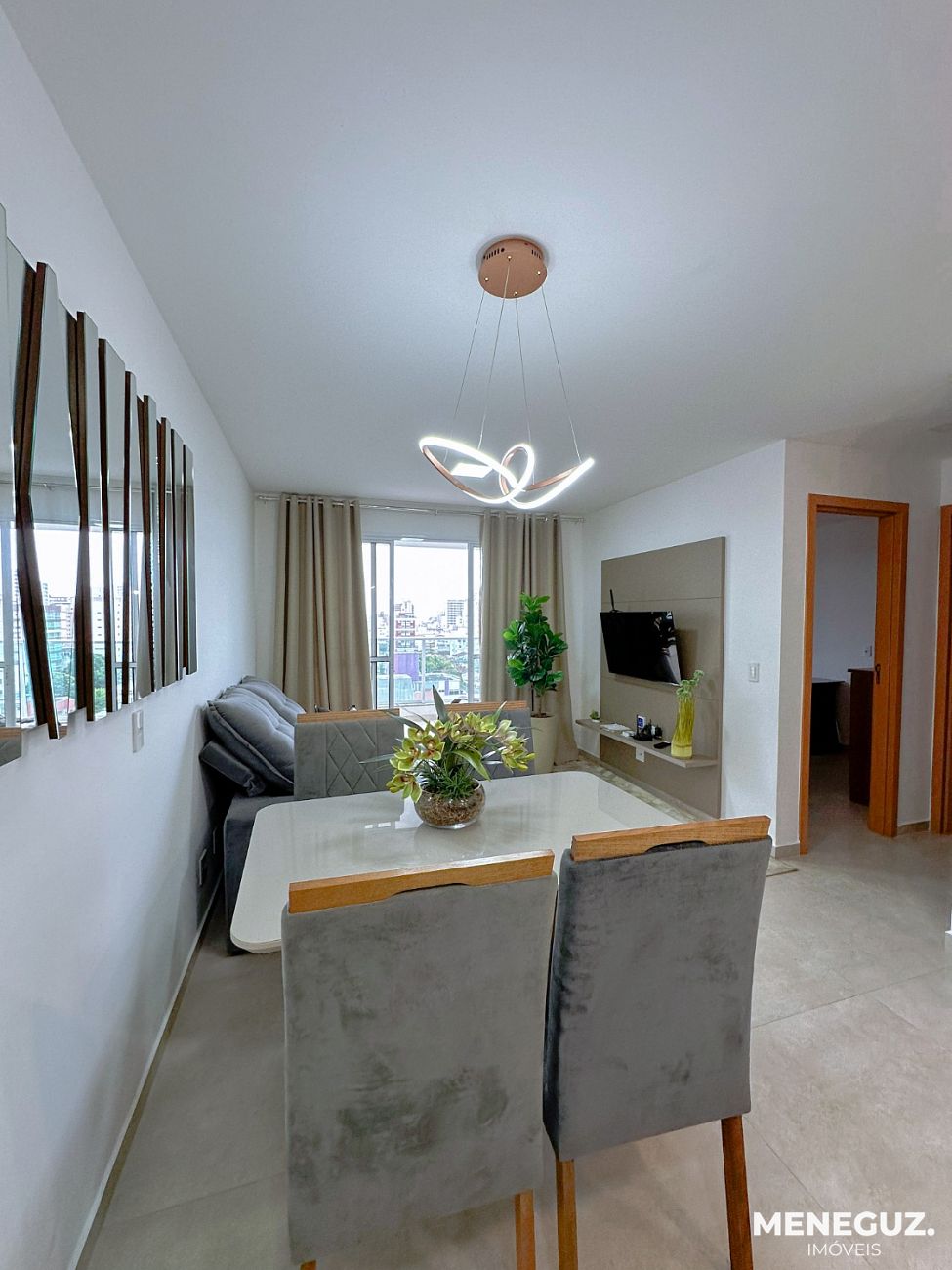 Apartamento 2 quartos a venda totalmente mobiliado e decorado na Praia do Morro — foto 2