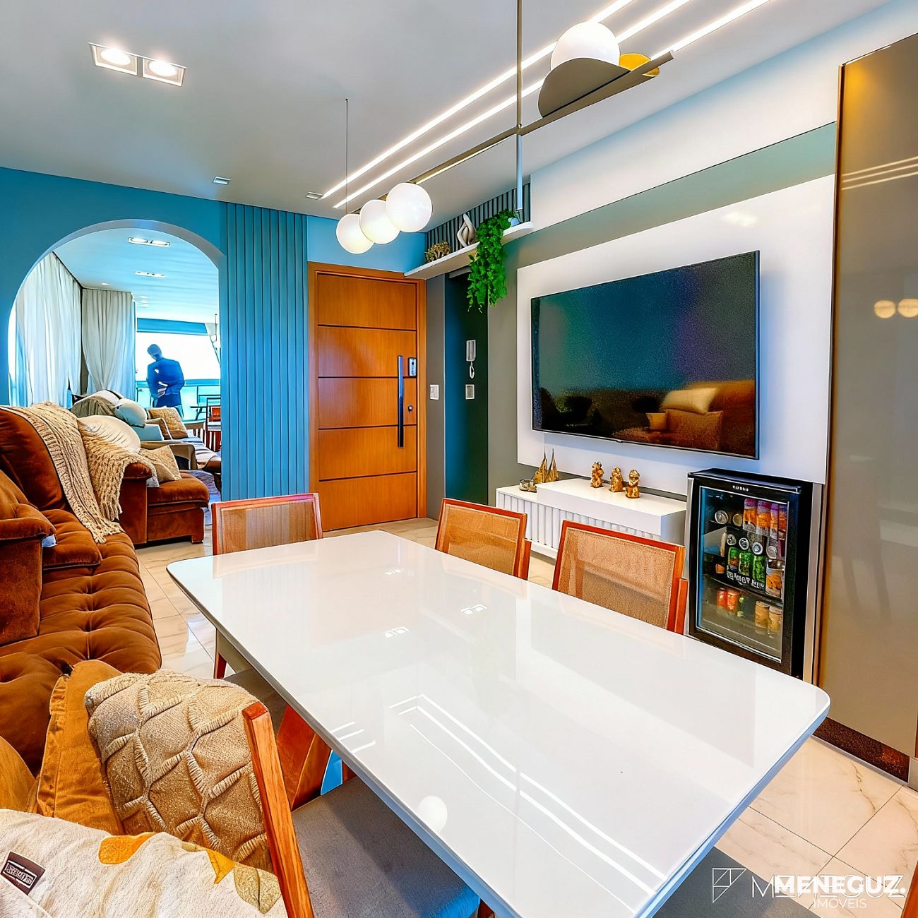 Apartamento 3 Quartos a venda de para Frente Mar da Praia do Morro finamente mobiliado e decorado — foto 3