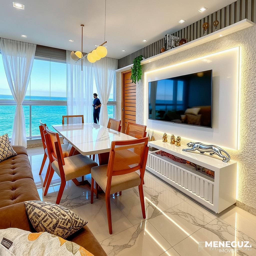 Apartamento 3 Quartos a venda de para Frente Mar da Praia do Morro finamente mobiliado e decorado — foto 4
