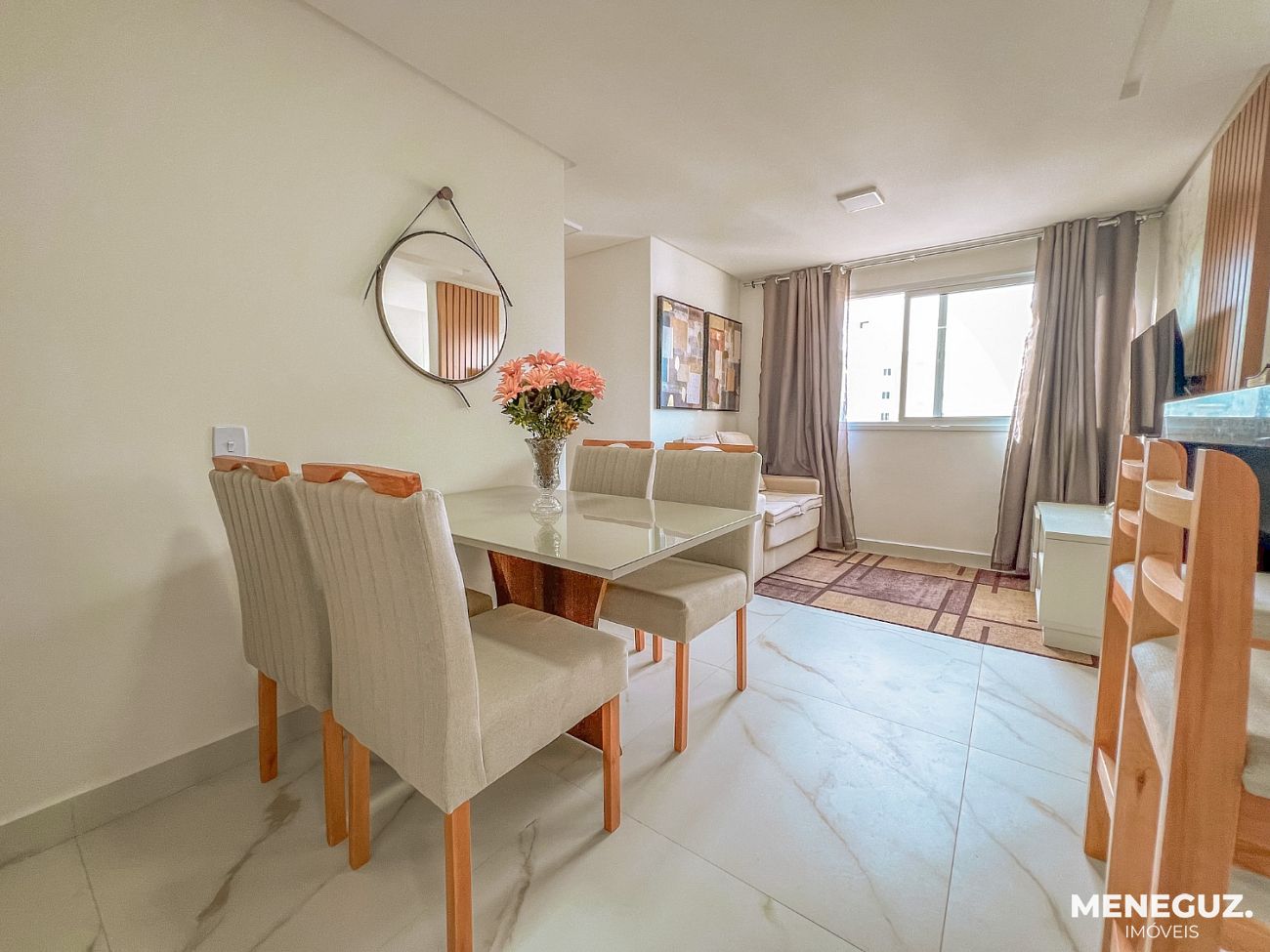 Quarto e sala totalmente mobiliado, no 8º andar, no Edifício Prosperity – um dos empreendimentos mais modernos e desejados da Praia do Morro. — foto 2