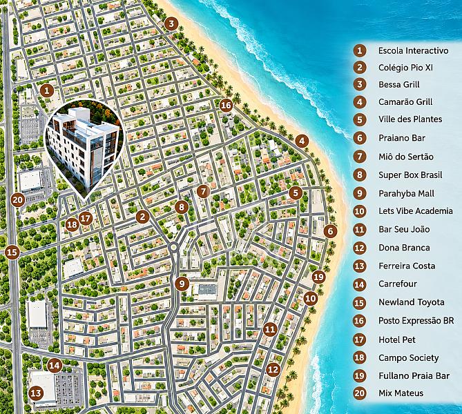 SIM, AINDA TEMOS APARTAMENTO NOVO COM 3 QUARTOS NO BESSA POR R$ 435 MIL! 15