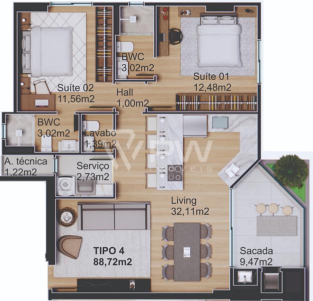 APARTAMENTO - PRAIA DO GRANT - BARRA VELHA — foto 18