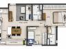 Wish Arei�o | Setor Pedro Ludovico | 57 m� | 2 quartos | Pronto para morar 7
