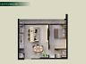 EntreVerdes Residencial | Setor Pedro Ludovico | 51 m� | 1 quarto | Acesso exclusivo ao Parque Arei�o 12