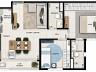 Wish Trinta e Sete | Setor Bueno | 58,65 m� | 2 quartos | Churrasqueira a carv�o 12