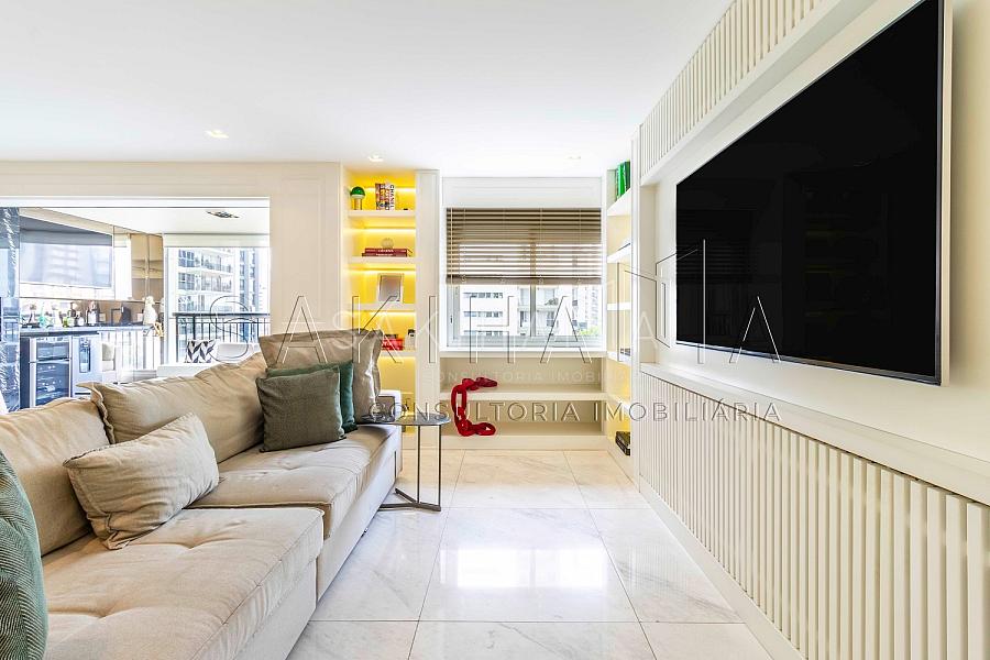 Apartamento com projeto charmoso e iluminado, para viver com conforto em Moema — foto 5