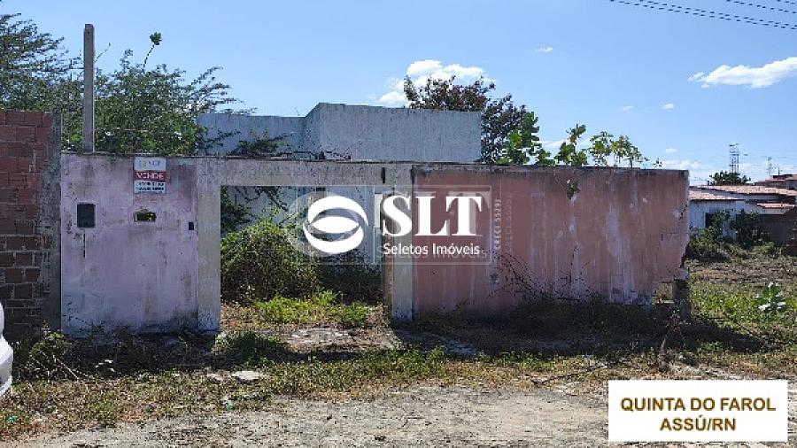 S8016 – Vende Terreno, com 200 m², com parcial construção em reformas, bairro Farol, Cidade de Assú/RN. — foto 2