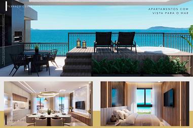 APARTAMENTO 2 DORMITÓRIOS, ALTO PADRÃO NA PRAIA GRANDE - GOVERNADOR CELSO RAMOS / SC