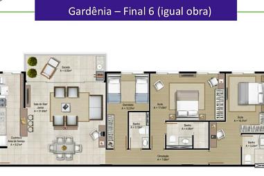 APARTAMENTO 3 DORMITÓRIOS NA PEDRA BRANCA
