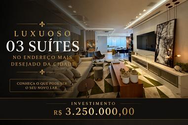 Apartamento com 3 quartos à venda, 175m², 4 banheiros, 3 garagens - Centro - Chapecó