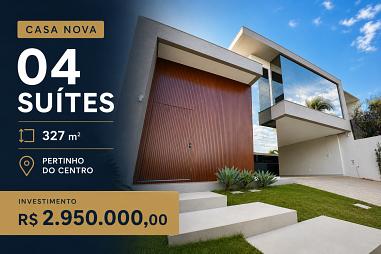 Casa com 4 quartos à venda, 327m², 5 banheiros, 4 garagens - Palmital - Chapecó
