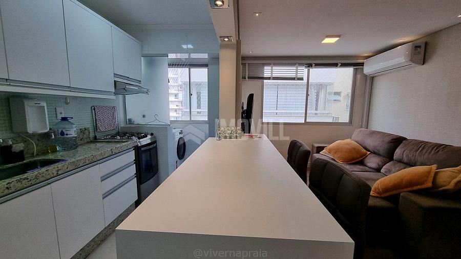 APARTAMENTO LATERAL EM PRÉDIO FRENTE MAR COM 1 SUÍTE E 2 DORMITÓRIOS PRONTO PARA MORAR. — foto 11