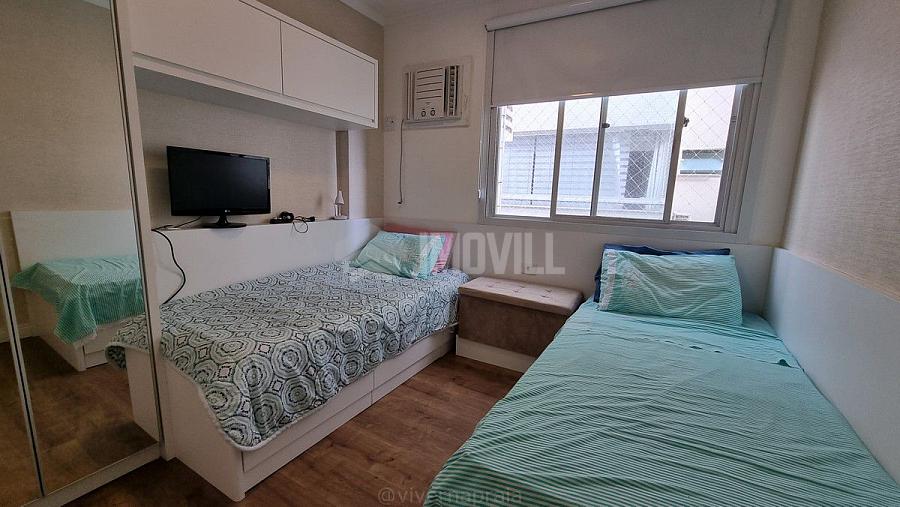 APARTAMENTO LATERAL EM PRÉDIO FRENTE MAR COM 1 SUÍTE E 2 DORMITÓRIOS PRONTO PARA MORAR. — foto 16