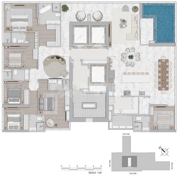 ICONIC TOWER - LANÇAMENTO ALTO PADRÃO FG EM CONSTRUÇÃO COM 4 OU 6 SUÍTES NA RUA 1500 NO CENTRO. — foto 21